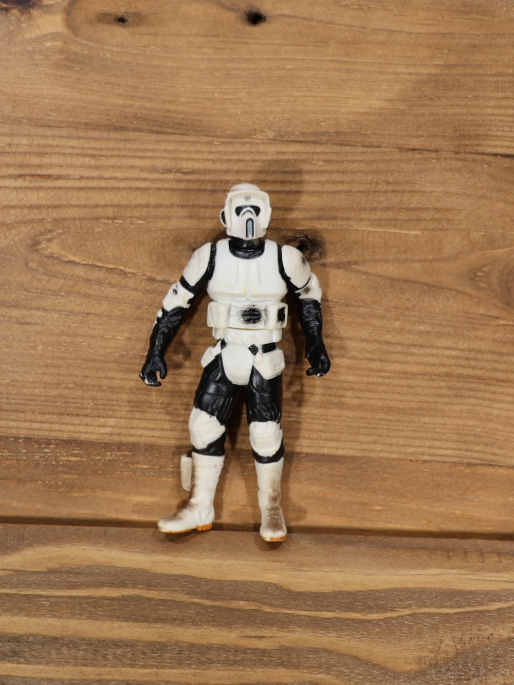 Star Wars POTJ Imperial Biker Scout Trooper 3.75” Complete Saga Endor Victory